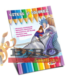 Citesc și colorez – Crăiasa Zăpezilor