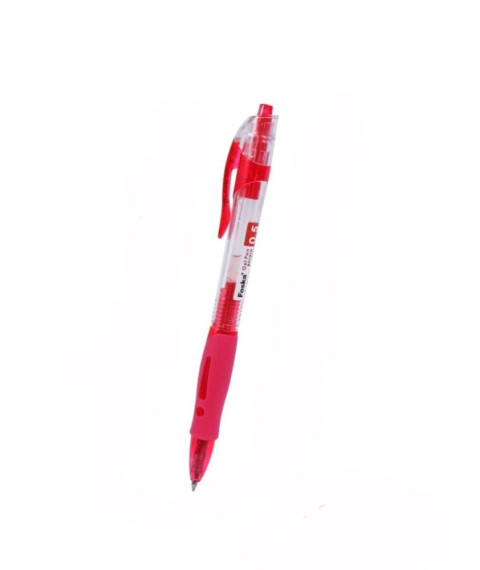 Pix cu gel retractabil, 0,5 mm, roșu, Foska RH1010