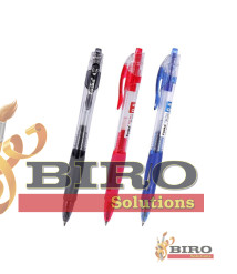 Pix cu gel retractabil, 0,5 mm, negru, Foska RH1010