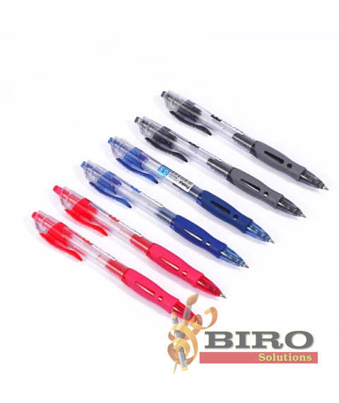Pix cu gel retractabil, 0,5 mm, albastru, Foska RH1010