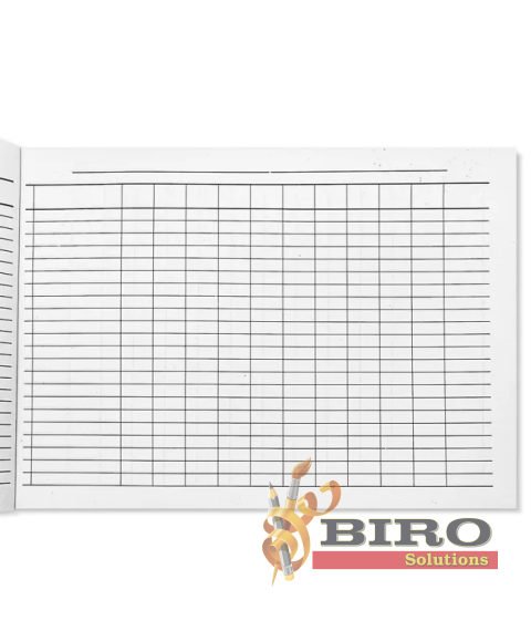 Registru liniat orizontal, hârtie ofset, 50 file