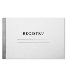 Registru liniat orizontal, hârtie ofset, 50 file
