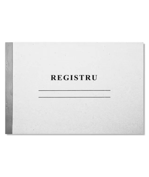 Registru liniat orizontal, hârtie ofset, 50 file