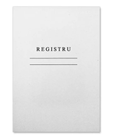 Registru liniat vertical, hârtie ofset, 48 file