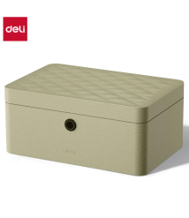 Safeu pentru bijuterii DELI, 150×330×220 mm, verde