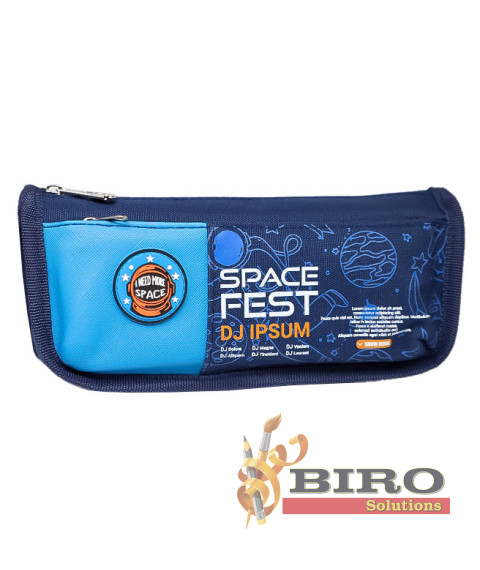 Penar școlar Space Fest, Blue/Navy
