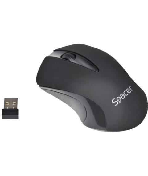 Mouse Spacer Wireless  Black 2.4GHz, 3D, 1000 DPI,  SPMO-W12