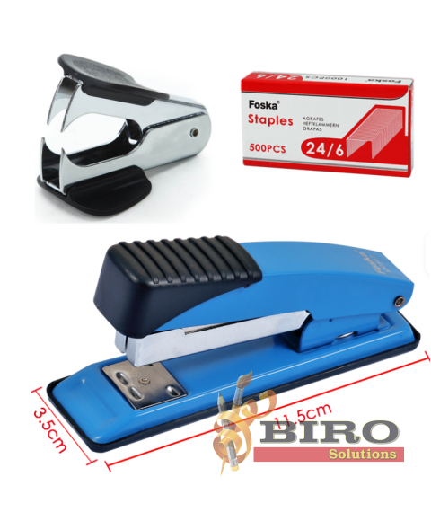 Set de 3 piese pentru capsare: capsator metalic, capse și decapsator, Foska ST0507C