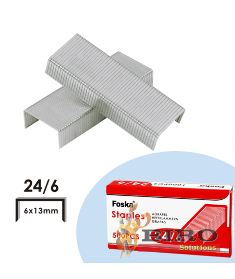 Set de 3 piese pentru capsare: capsator metalic, capse și decapsator, Foska ST0507C