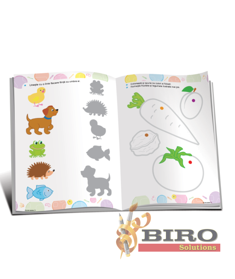 Marea Carte. IQ Start 2+ (70 Autocolante)