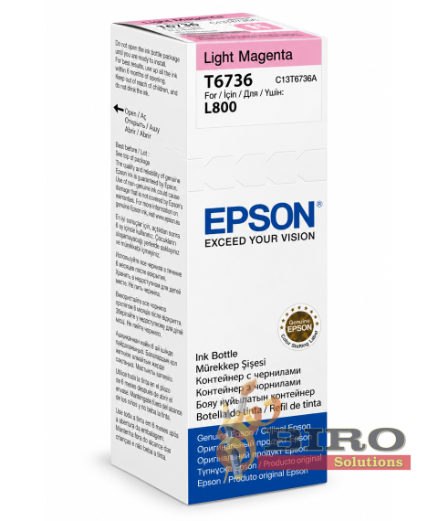Cerneală Epson T67364A Light Magenta pentru L800/805/810/850/1800, T6736, 70 ml