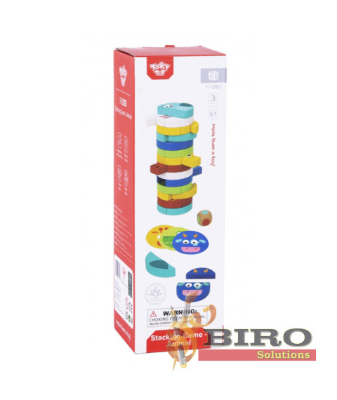 Joc Jenga „Turnul cu Animale”, cod 57217