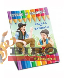 Citesc și colorez – Păcală și Tândală