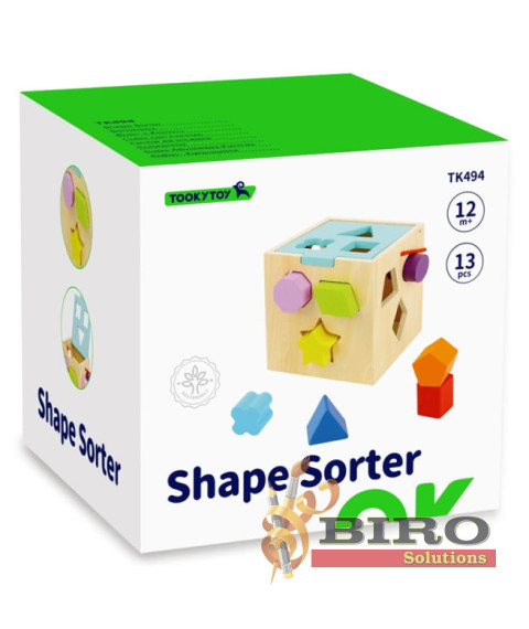 Sorter din lemn cu figuri, cod 57297