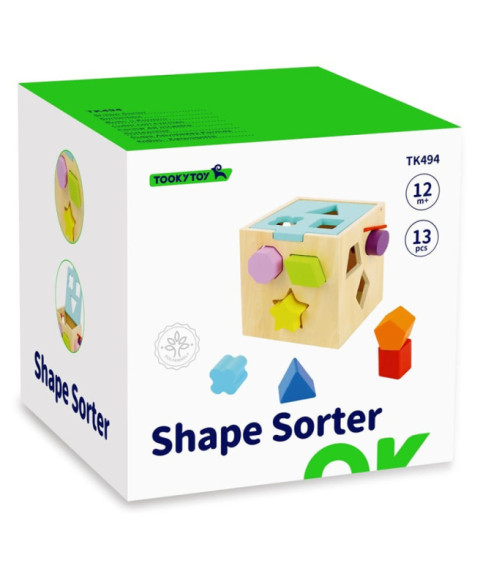 Sorter din lemn cu figuri, cod 57297