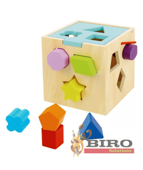 Sorter din lemn cu figuri, cod 57297