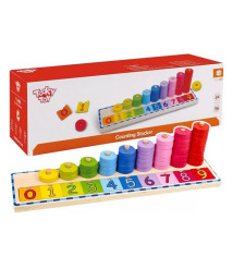 Joc de lemn „Învățăm să numărăm”, cod 57269v