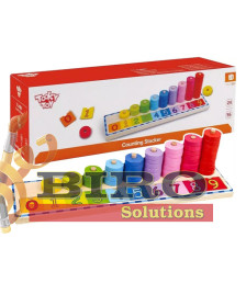 Joc de lemn „Învățăm să numărăm”, cod 57269v