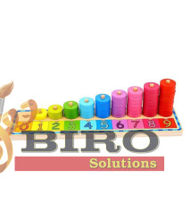 Joc de lemn „Învățăm să numărăm”, cod 57269v