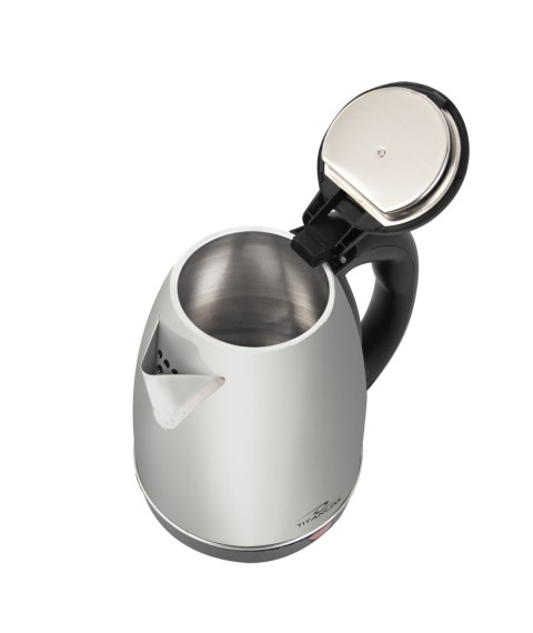 Fierbător de apă Titanium RORAIMA TKK102X, inox, 1.8L, 1850W