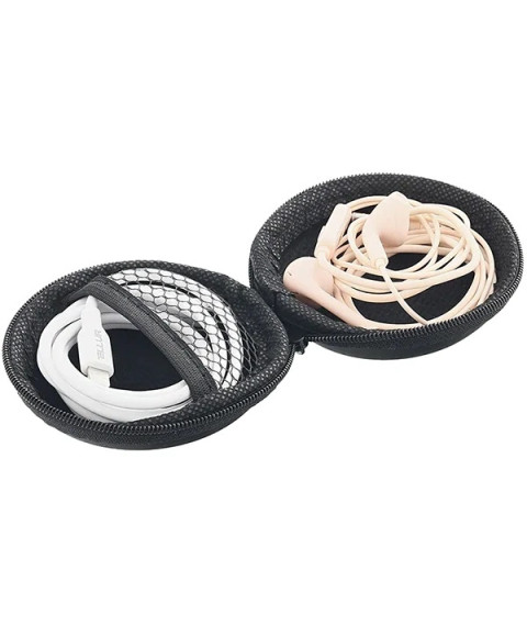 Husa pentru casti in-ear, Tellur Black  TLL121935