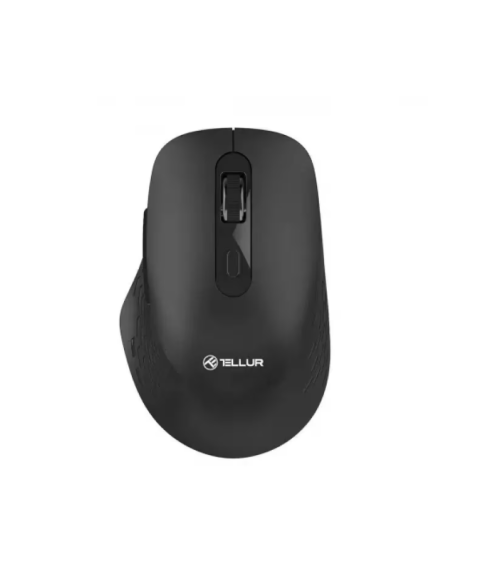 Mouse wireless Tellur Glider, 2.4 GHz, Bluetooth, negru