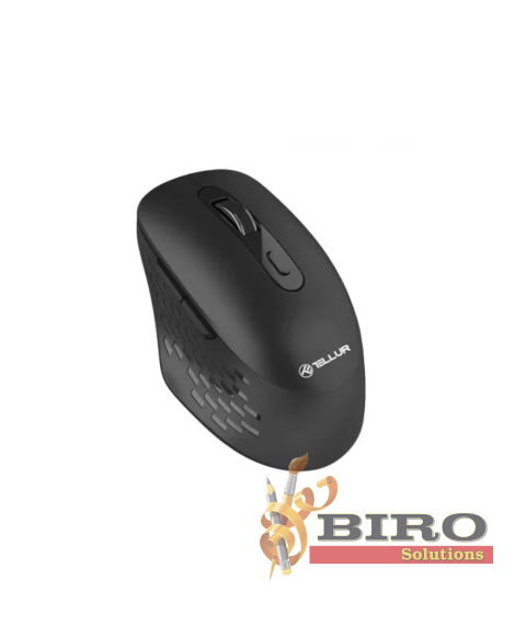 Mouse wireless Tellur Glider, 2.4 GHz, Bluetooth, negru