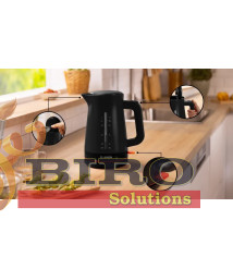 Fierbător de apă Bosch TWK3M123, 1.7L, 2400W, negru