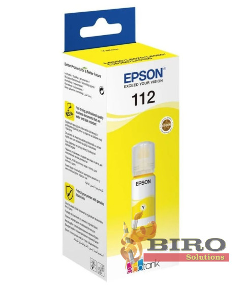 Cerneală Epson T06C44A Pigment Yellow EcoTank 112 pentru L6460/6570/11160/15150