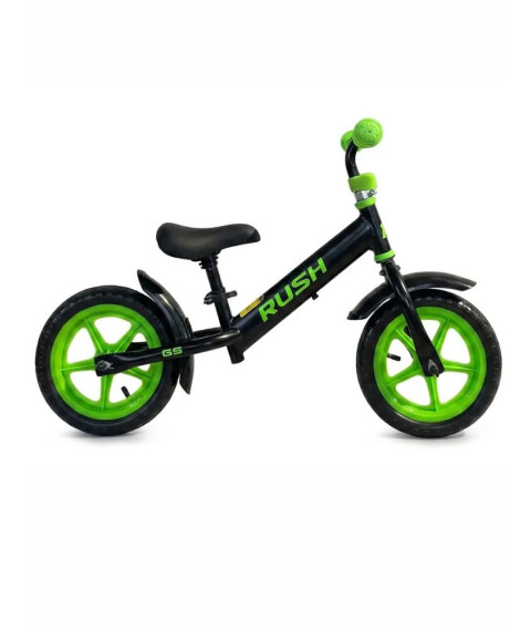 Bicicletă fără pedale (begovel) Rush 12 verde