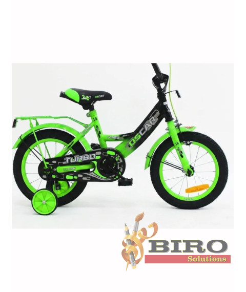 Bicicletă pentru copii Oscar 12 inch, verde