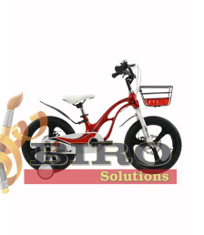 Bicicletă pentru copii Antule 14 inch, negru–roșu