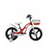 Bicicletă pentru copii Antule 14 inch, negru–roșu