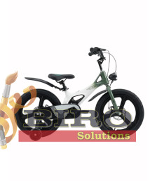 Bicicletă pentru copii Antule 14 inch, negru–verde
