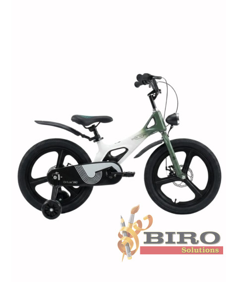 Bicicletă pentru copii Antule 14 inch, negru–verde