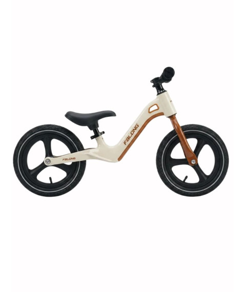 Bicicletă fără pedale (begovel) FBLONG crem