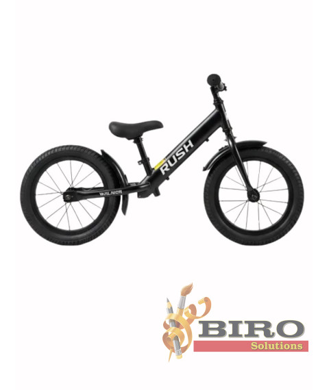 Bicicletă fără pedale (begovel) Rush 14 inch, negru