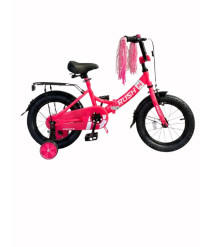 Bicicletă pentru copii Rush 14 inch, roz