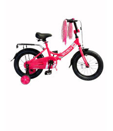 Bicicletă pentru copii Rush 14 inch, roz
