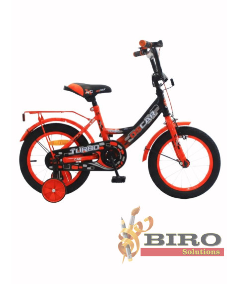 Bicicletă pentru copii Oscar 14 inch, portocaliu