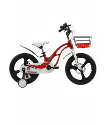 Bicicletă pentru copii Antule 16 inch, negru–roșu
