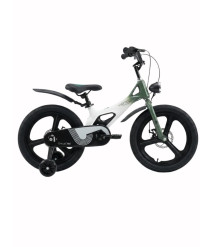 Bicicletă pentru copii Antule 16 inch, negru–verde