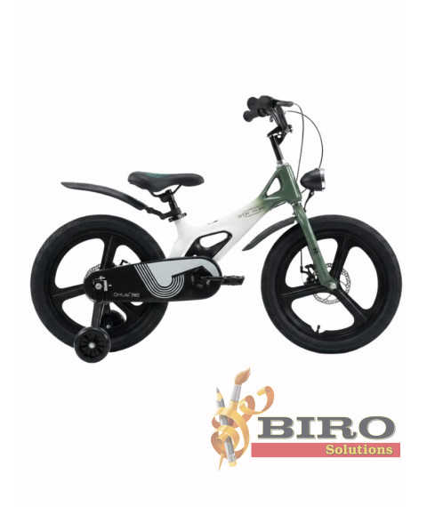 Bicicletă pentru copii Antule 16 inch, negru–verde