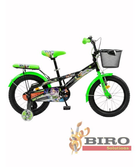 Bicicletă pentru copii Comander 16 inch, verde