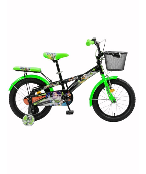 Bicicletă pentru copii Comander 16 inch, verde