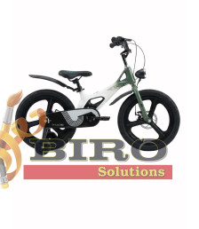Bicicletă pentru copii Antule 18 inch, negru–verde