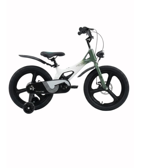 Bicicletă pentru copii Antule 18 inch, negru–verde