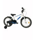 Bicicletă pentru copii Space Geon 18 inch, alb/albastru