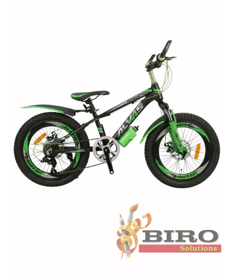 Bicicletă pentru copii Alvas Pioneer 20 inch, verde