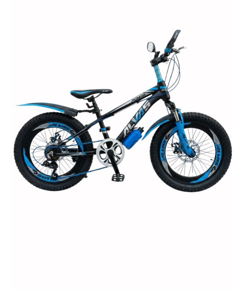 Bicicletă pentru copii Alvas Pioneer 20 inch, albastru